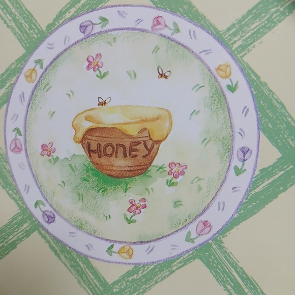 Honey Bunnies Bulged Tin  Pattern Cookies Cup - Picture 5 of 10